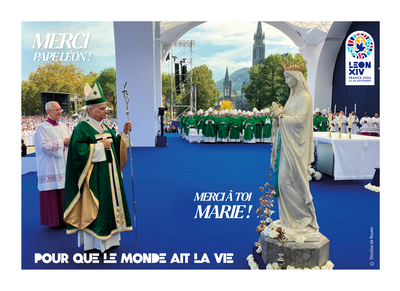 Carte souvenir Visite du pape