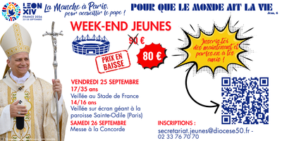 Baisse de Prix - we jeune avec le pape