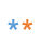 Etoile bleue Orange