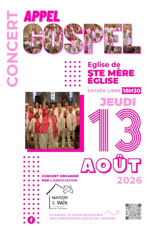 Concert Appel Gospel Grange de la Paix Aôut 2026
