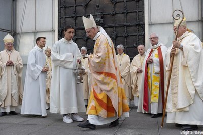 Messe d'installation   Mgr Le Boulch   016