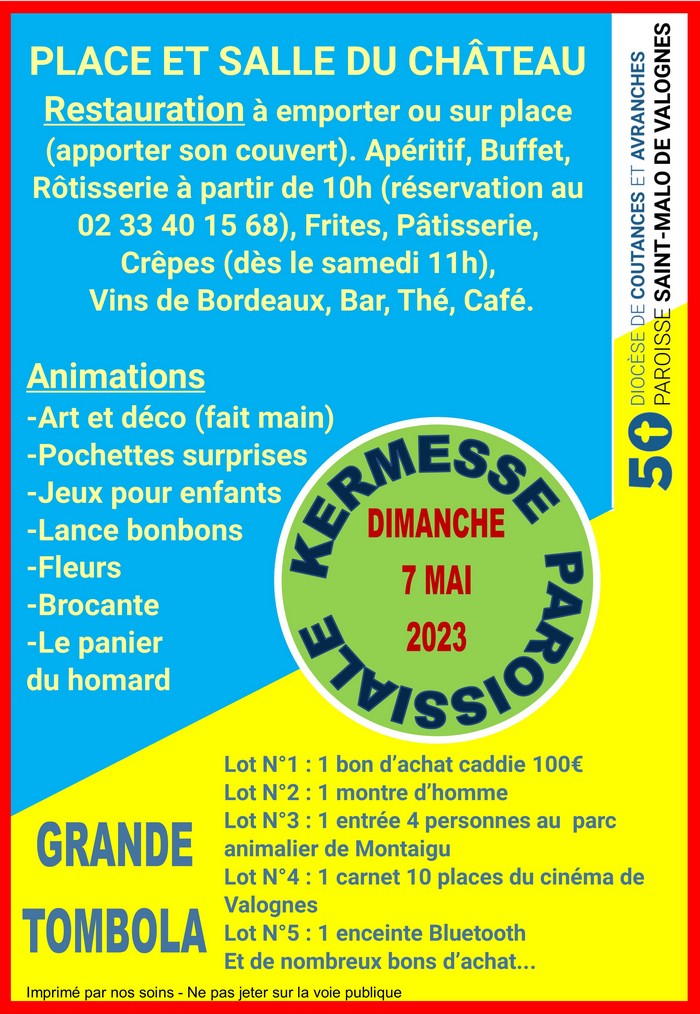 Affiche kermesse 2023 PF