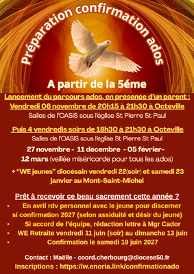 Parcours confirmation adolescents 2027