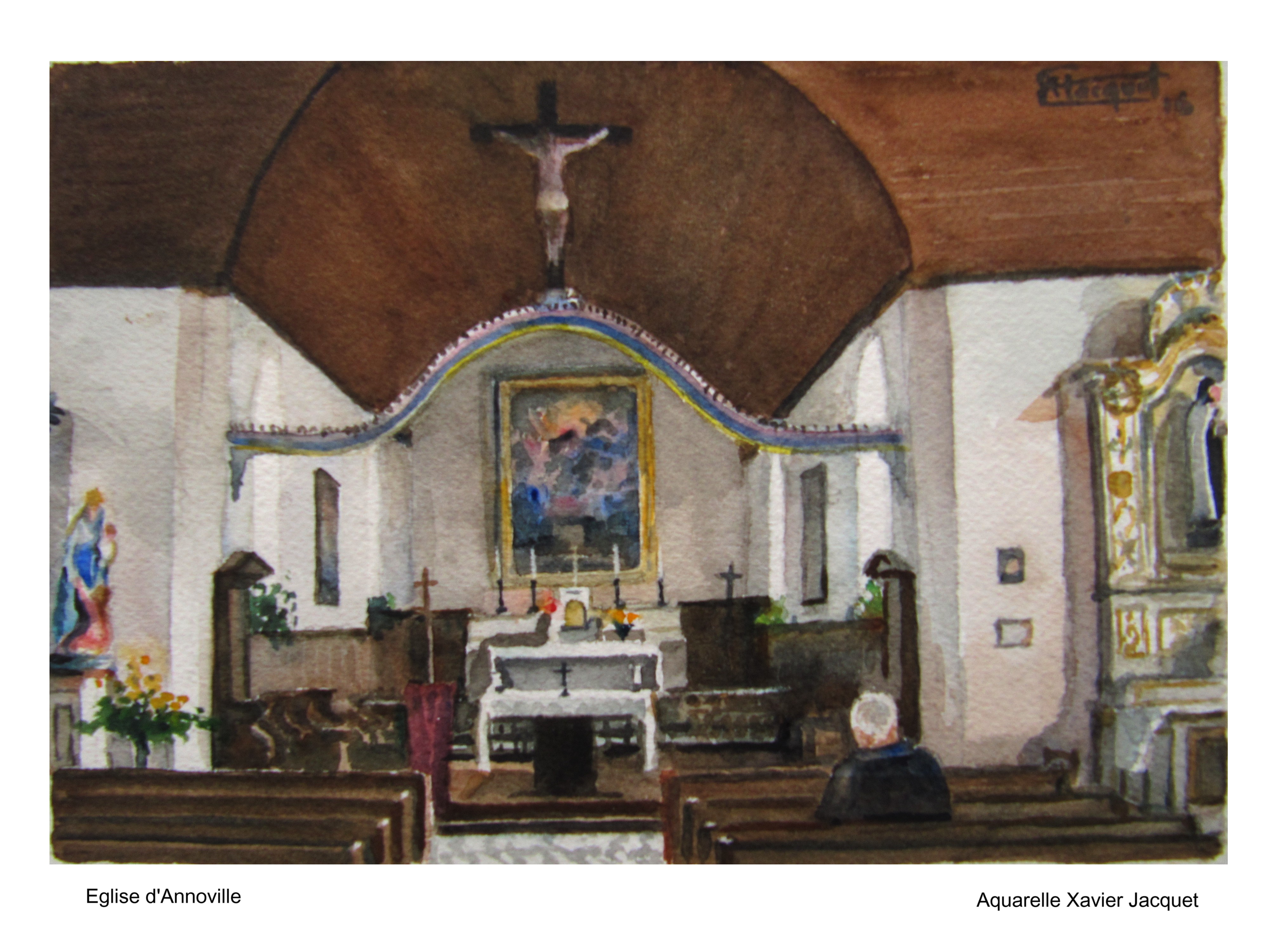 tableau église d'Annoville