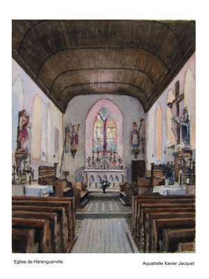 tableau église d'Hérenguerville