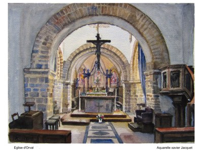 tableau église d'Orval