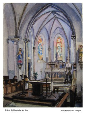 tableau église de Hauteville