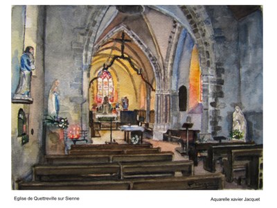 tableau église de Quettreville